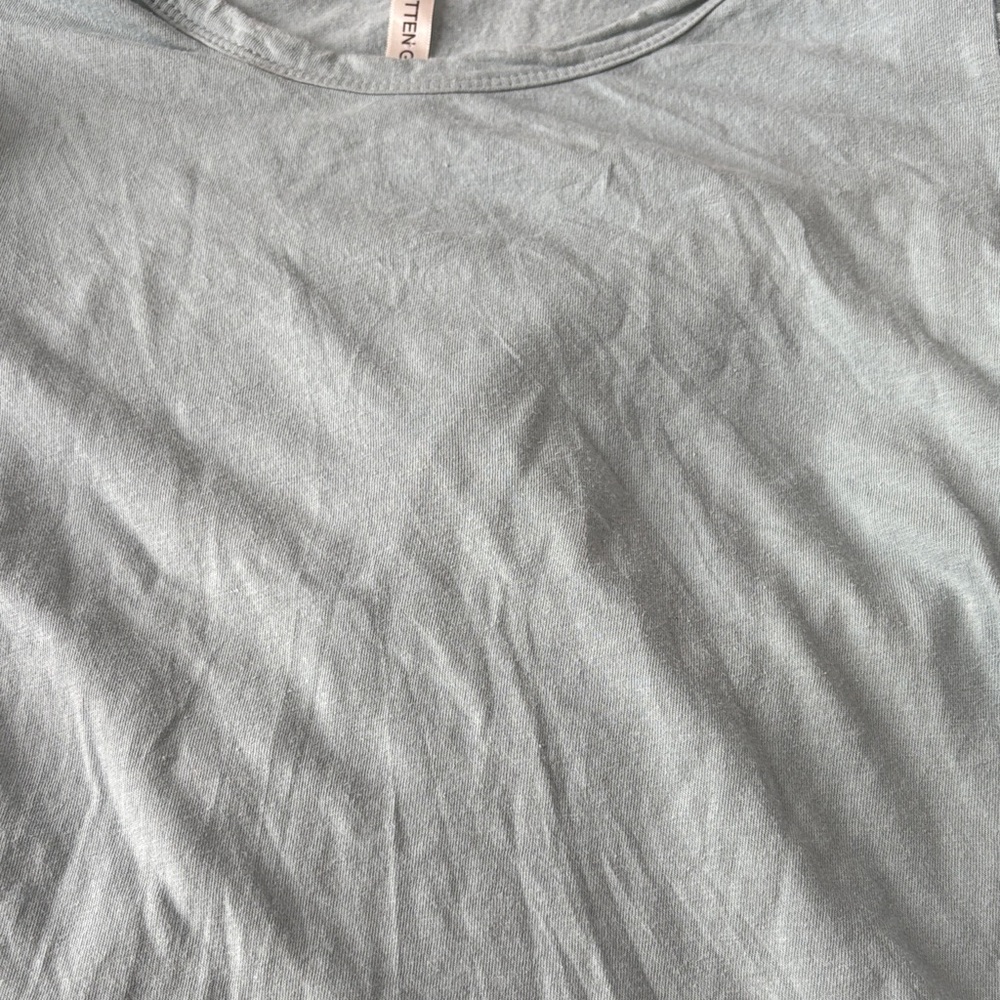 Chic Light Gray Ruffled Sleeve Tank Top - Picture 8 of 12